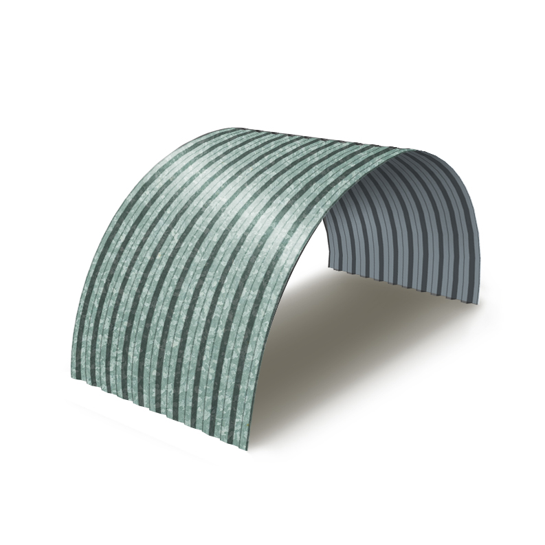 Арочная кровля из профнастила С21ПГ